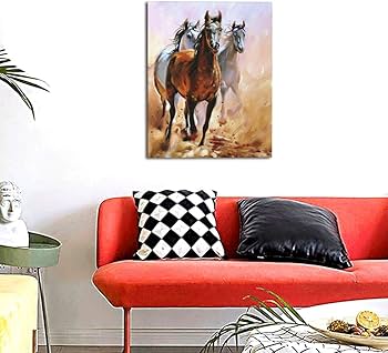 現代アート 壁掛け　店舗　動物画　オシャレ　馬　縁起物　北欧　モダン　カラフル 現代アート 壁掛け 店舗 動物画 オシャレ 馬 縁起物 北欧 モダン